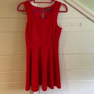Sleeveless Red sleeveless dress -